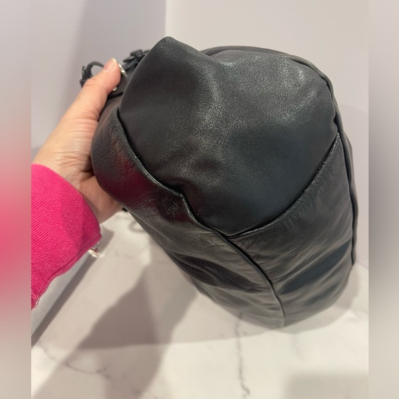 Authentic Prada Black Vintage Leather Hobo - Picture 4 of 16